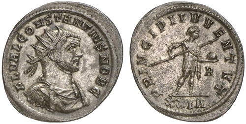 constantius ist roman coin antoninianus